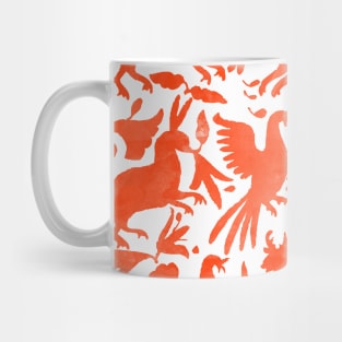 Orange Otomi Print Mug